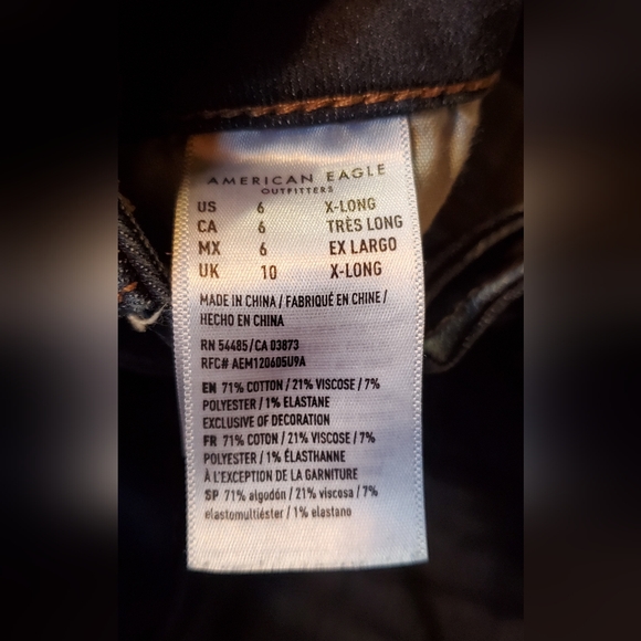 American Eagle Women's Skinny Jeans Size 6XL - Picture 4 of 4